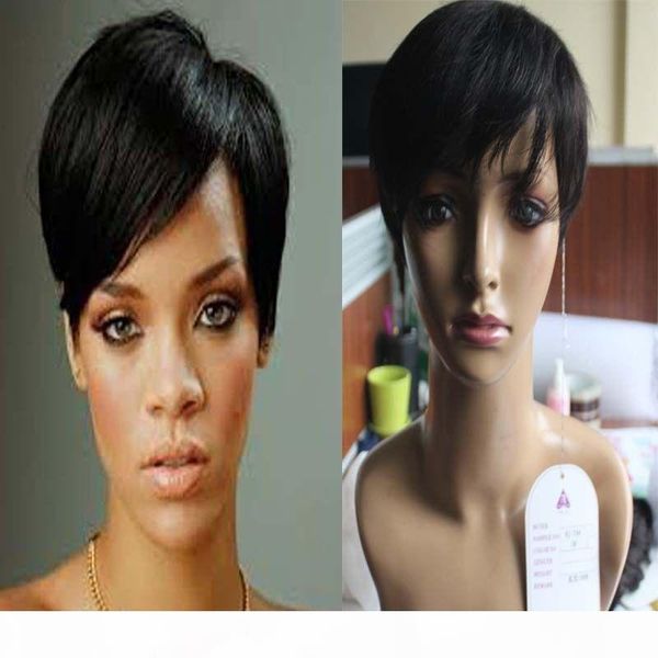 

gt;>>new fashion women's short black natural hair wigs, Black;brown