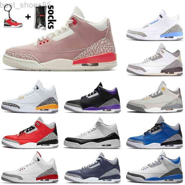 

2021 with socks jumpman basketball shoes for men women iii ma maniere georgetown unc racer blue rust pink cement white knicks rivals mocha