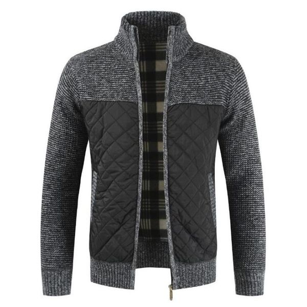 

men's sweaters spring autumn winter warm knitted sweater jackets cardigan coats male clothing casual knitwear, Black;brown
