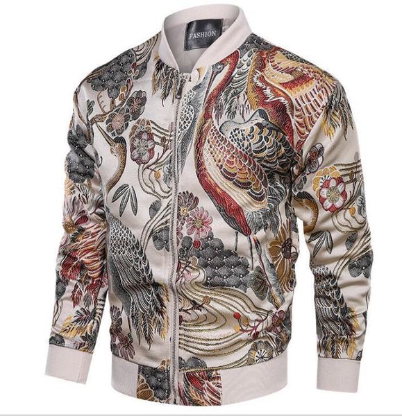 

2021 sping new zongke japanese embroidery men jacket coat man hip hop streetwear men's jacket coat bomber clothes outerwear, Black;brown