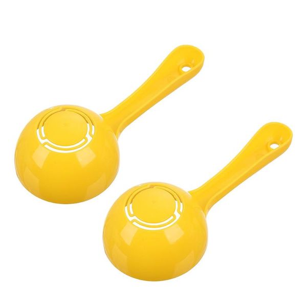

chopsticks 2pcs semicircular rice spoon shovel porridge sushi (yellow)