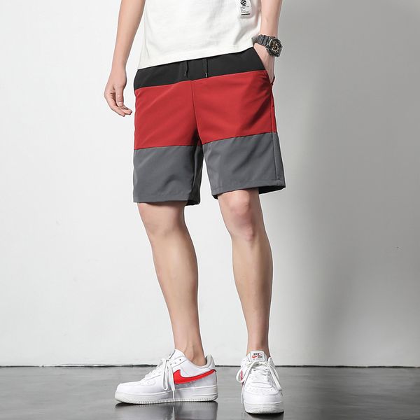 

2021 new brand summer mens sweatpants shorts street trousers joggers oversize casual fashion patchwork homme pants 46nq, White;black