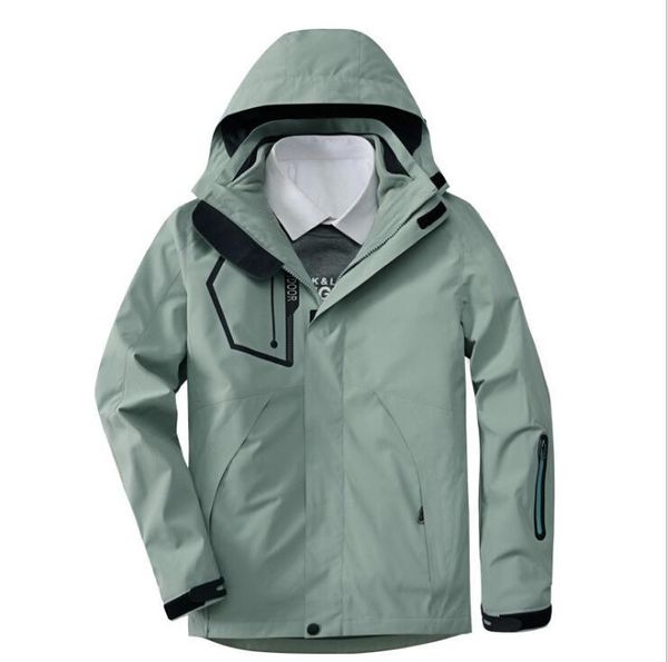 

2021 winter men windproof waterproof outwear warm cotton jacket snow clothes winter skiing clothes, Black;brown