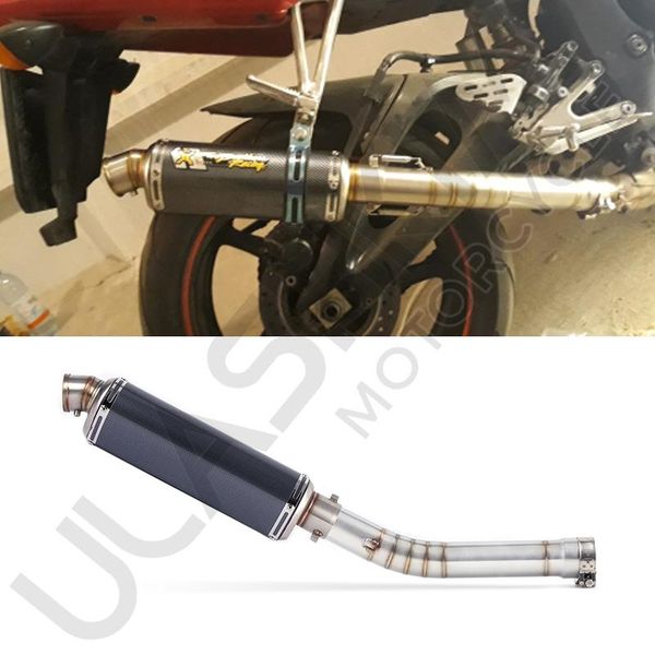 

universal motorcycle modified muffler exhaust mt-03 sr400 xjr400 yzf-r3 sr500 ninja650 z2 zephyr750 zephyr750 ninja zx-6r