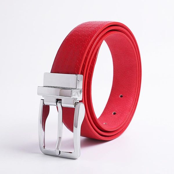 

belts mens fashion waist faux crocodile pattern cow genuine leather luxury male designer pin buckle belt accessories, Black;brown