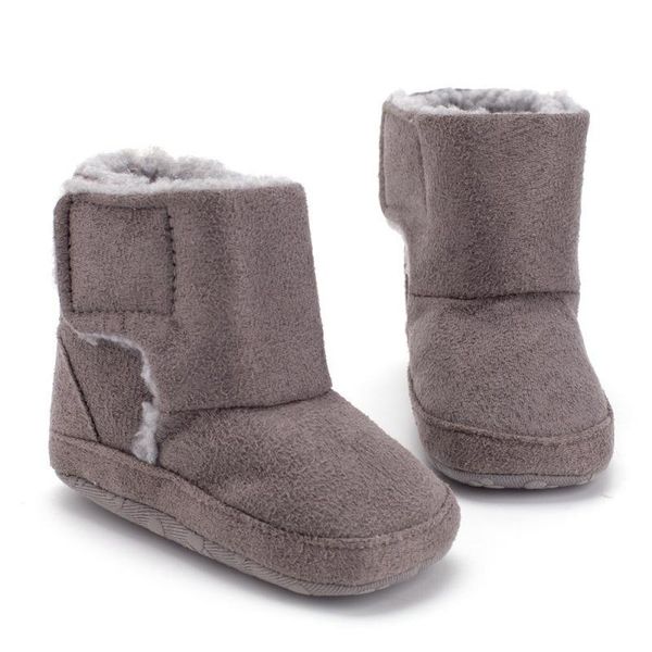 

first walkers 2021 winter snow boots baby girl boy pu leather casual shoes born cute non-slip soft sole