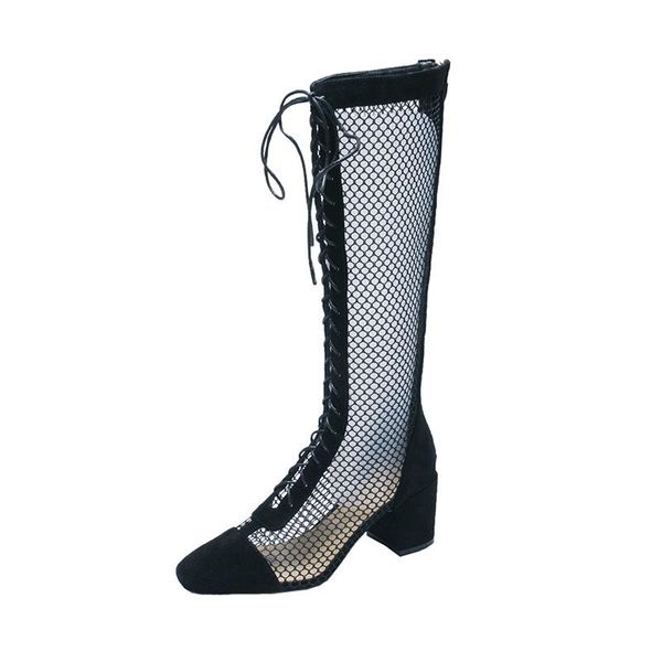 

dress shoes summer 2021 boots high-heeled hollow sandals, Black