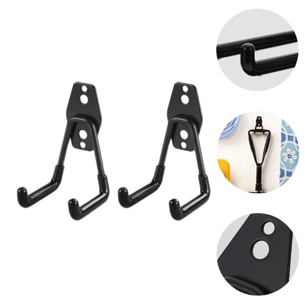 

hooks & rails 2pcs heavy-duty gardening tool bike storage garage