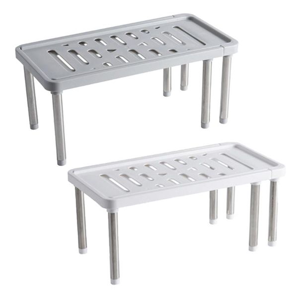 

hooks & rails 2pcs draining hollow shelf kitchen storage seasoning bottle rack