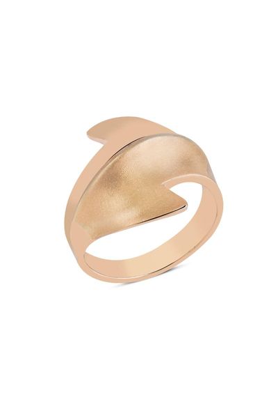 

cluster rings tail ring without stone 10, Golden;silver
