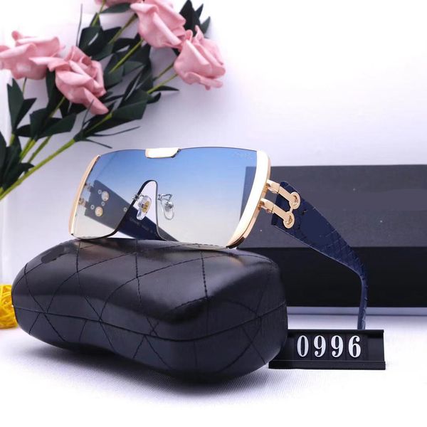 

luxury designer polarized mens sunglasses blue mirorr design women sunglass uv400 protection driving sun glasses for men with box, White;black