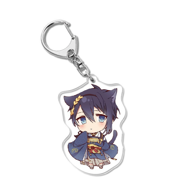 

Touken Ranbu Online Keychain Man Acrylic Anime Women Key Ring Pendants Cute Figure Kids Key Holder Cartoon Jewellery Llaveros