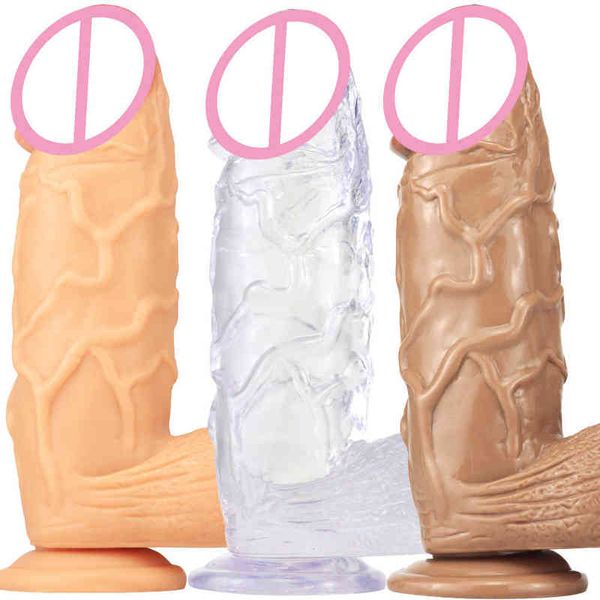 NXY Dildo Giocattoli anali Grande Fratello Super Large Stallone spesso Simulazione Pene 26cm Prodotti femminili adulti Dispositivo di masturbazione False Plug Dilation 0225