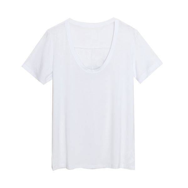 

2021 new nova mulher branco preto cinza solto t camisa n6cl, White