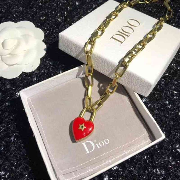 

special offer 75% off outlet online family 20-year fashion autumn and copper heart-shaped sweater chain women's necklace, Silver