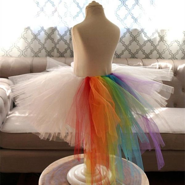 

skirts baby girl skirt mesh tutu for kids princess birthday party dance girls pastel fluffy pettiskirt children s9194, Blue