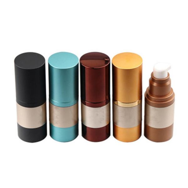

storage bottles & jars 15ml airless pump vacuum scrub bottle toiletries container plastic dispenser travel cosmetic diy make up tools