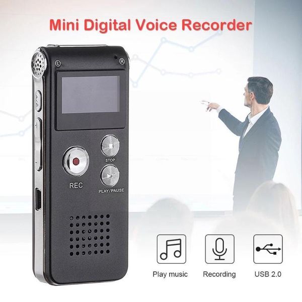 

digital voice recorder 1 set portable lcd screen 8gb telephone dictaphone audio player mp3 c9e5