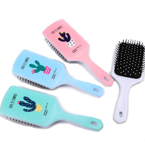 

hair brushes hairbrush women wet comb brush professional massage for hairdresser hairdressing tools, Silver