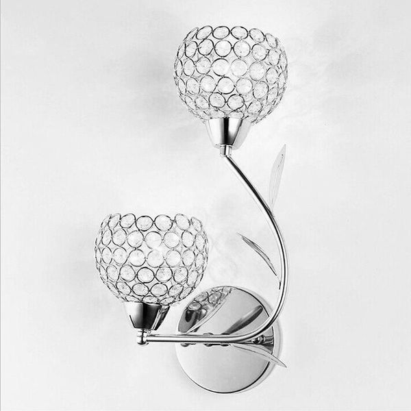 

ac85-285v e27 creative crystal led wall light decorative lighting sconce modern wall lamp 28tc