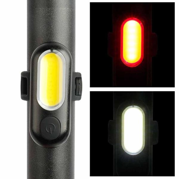 

bike lights usb rechargeable light cob bicycle highlight led taillight safety warning portable rear tail lamp cycling accessorie