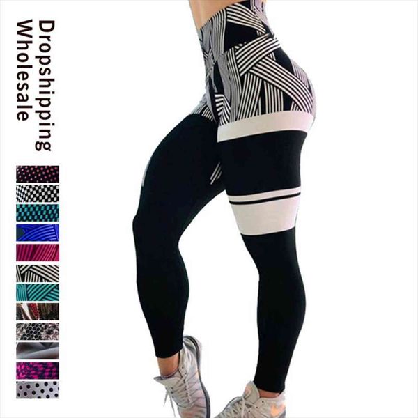 

summer styles fashion digital womens leggings 3d print fitness leggins plus size push up pants drop, Black