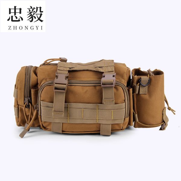 

military fans sports tactics lovers leisure belt kettle outdoor travel small waist pack
