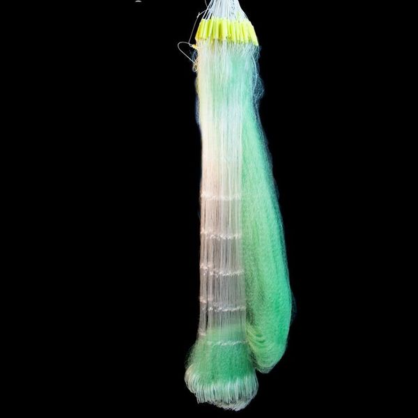 

100m length 1.5m 2m 3m depth three layer trap nylon fishing net trammel sinking fishing network carp tools