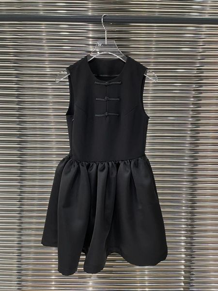 

casual dresses sleeveless dress of fund 2021 autumn winters 1103, Black;gray