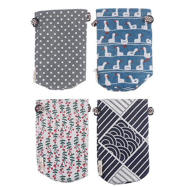 

storage bags 1pc fashionable handle shoulder crossbody mug bag bottle holder