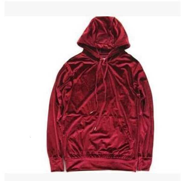 

men women hip hop velour velvet pullover tracksuit hoodie pants joggers streetstyle sweatshirt casual ing, Black
