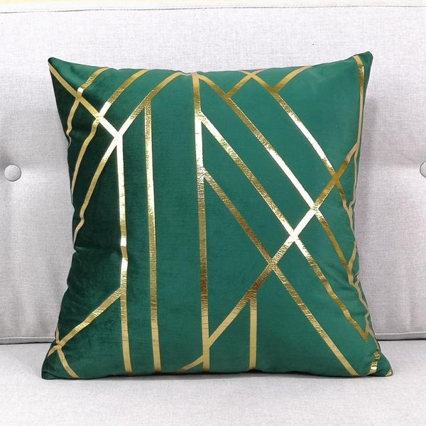 

cushion/decorative pillow fashion striped pillowcase festival home bronzing sofa cushion cover 45x45cm car soft fabric lumbar cases seat dec