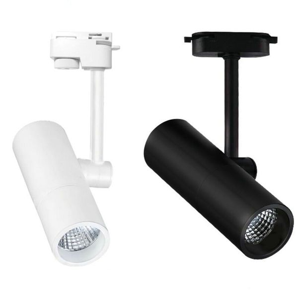 

10pcs 12w 15w cob led track light rail lights spotlight for kitchen fixed clothing shoes shops stores