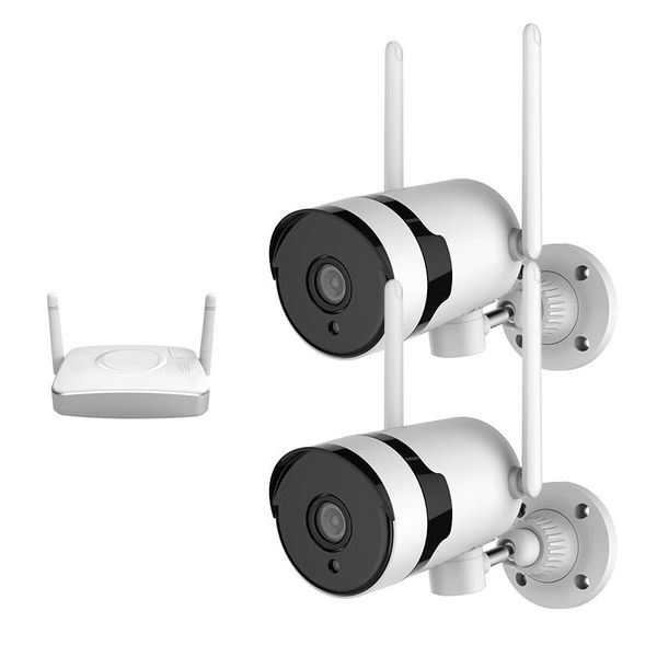 

5mp pan & tilt cctv video camera kit 1920p security camera set wifi mini nvr outdoor wireless surveillance system