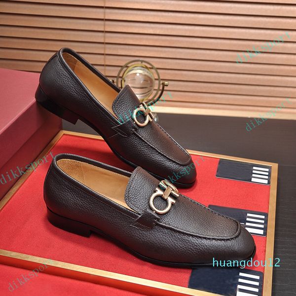 

designer- men dress shoes fashion men black genuine leather pointed toe mens business oxfords gentlemen travel walk casual comfort