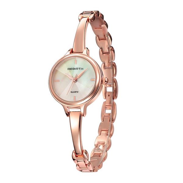 

wristwatches quartz movement women rose gold waterproof ladies watch drop, Slivery;brown