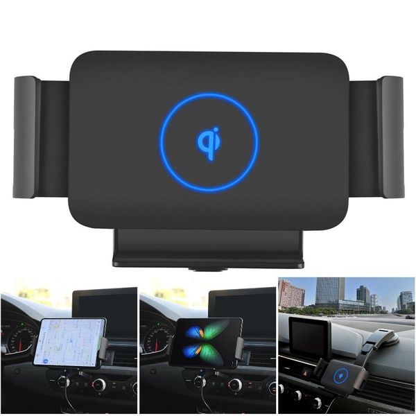 

10w car wireless charging stand center console suction cup bracket for auto parts accessories stands mobile phone bracket