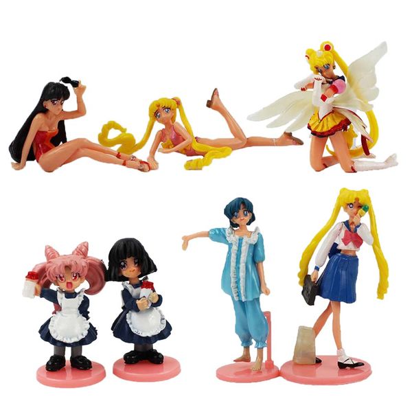 

5-13cm 7pcs/set anime action figure pvc model toy doll