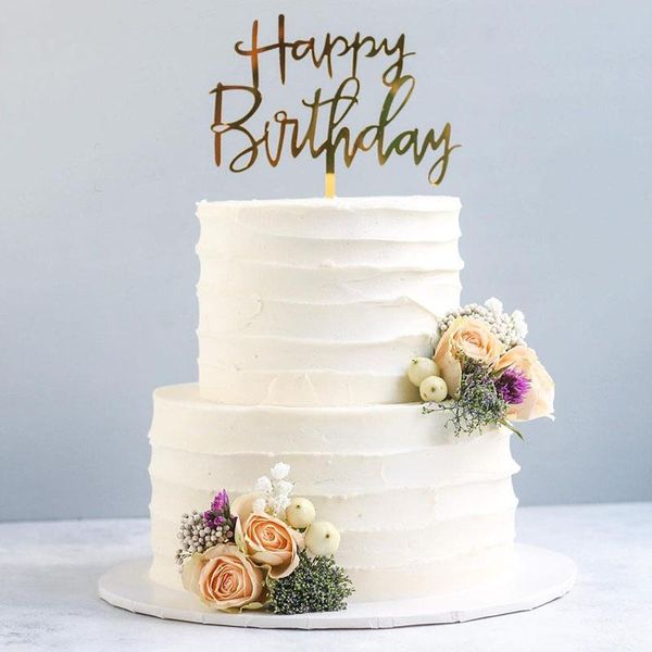 

other event & party supplies happy birthday cake er acrylic letter ers black decorations boy 33 designs