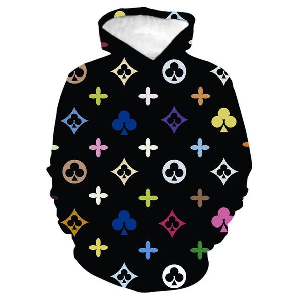 

men's hoodies & sweatshirts 2021 fall/winter hoodie men/ladies sweatshirt 3d printing fashion streetwear pullover hip hop harajuku men, Black