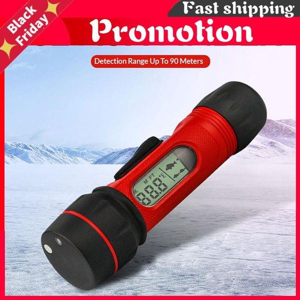

fish finder ice fishing sounder wireless 0.8-90m depth digital handle transducer sensor sonar fishfinder