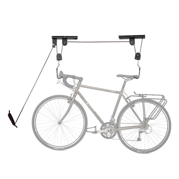 

car & truck racks bicycle storage lift ceiling mounted hoist garage hanger pulley rack metal assemblies ciclismo bicicleta