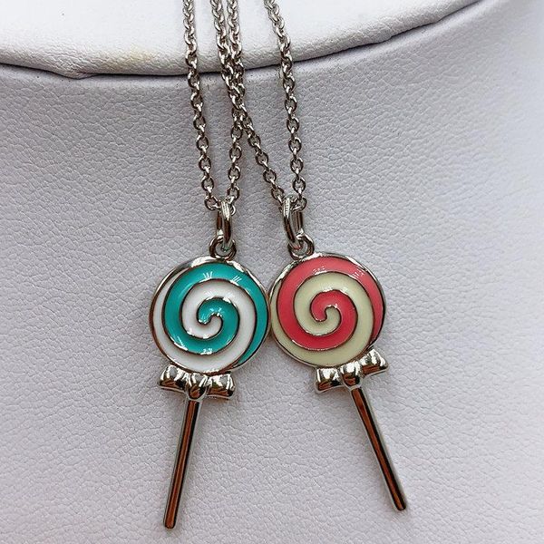 

1: 1 tiffon 925 sterling silver romance lollipopÂ pendantÂ necklace women logo original genuine sell jewelry valentines gift