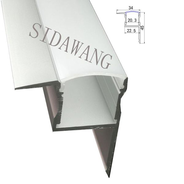 

drywall profile length recessed trimless aluminium profile fitting wall ceiling linear sdw115-r