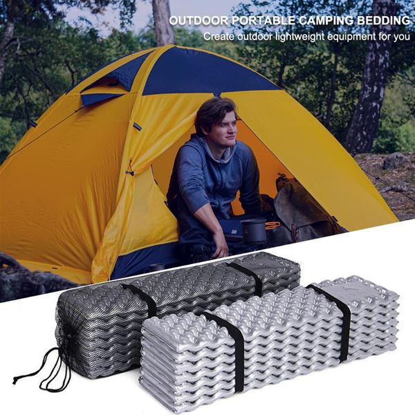 

outdoor pads waterproof beach blanket egg nest-shaped folding camping mat moistureproof mattress portable lightweight picnic