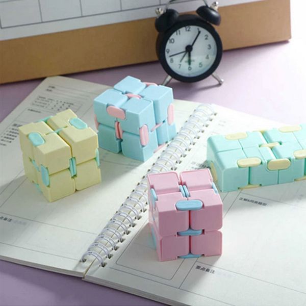 

infinity creative cubes fidget toy autisms anti stress relief magic cubes office flip cubic puzzle sreliever autism toys