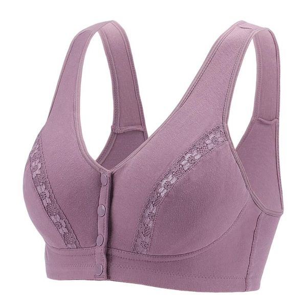 

bras push up lingerie for women front-close size 36-46 b c cup underwear large gathered bra wire brassiere, Red;black