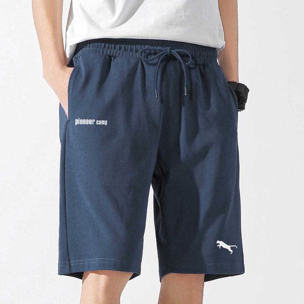 Pioneer Camp Shorts Uomo 2021 Estate Marchio di abbigliamento 100% cotone Allentato Sportwear Pantaloncini estivi da uomo con stampa leopardata ADK02130789H X0628