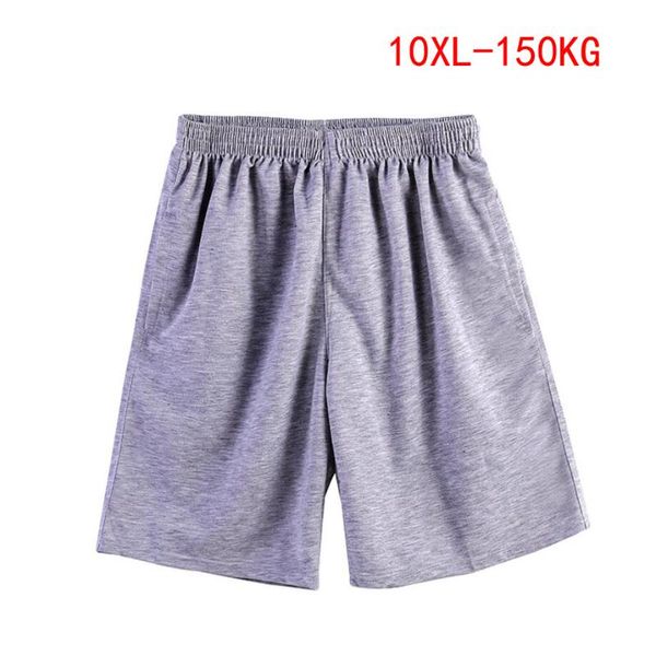 

men's shorts large size 2xl 3xl 6xl 8xl 10xl summer men cotton soprts comfortable soft oversize loose 150kg gray 50 52, White;black