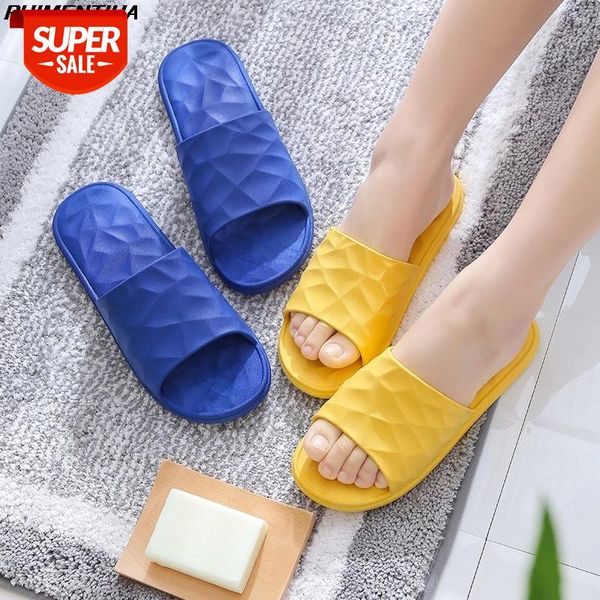 

women indoor floor flat shoes summer non-slip flip flops bath home slippers female slipper comfortable zapatillas de hombre #yd0z, Black